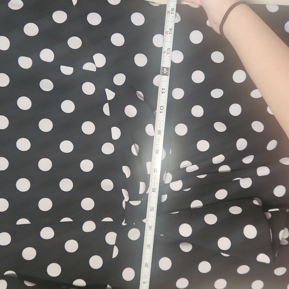 Black and White Polka Dot Dress - Picture 4 of 6